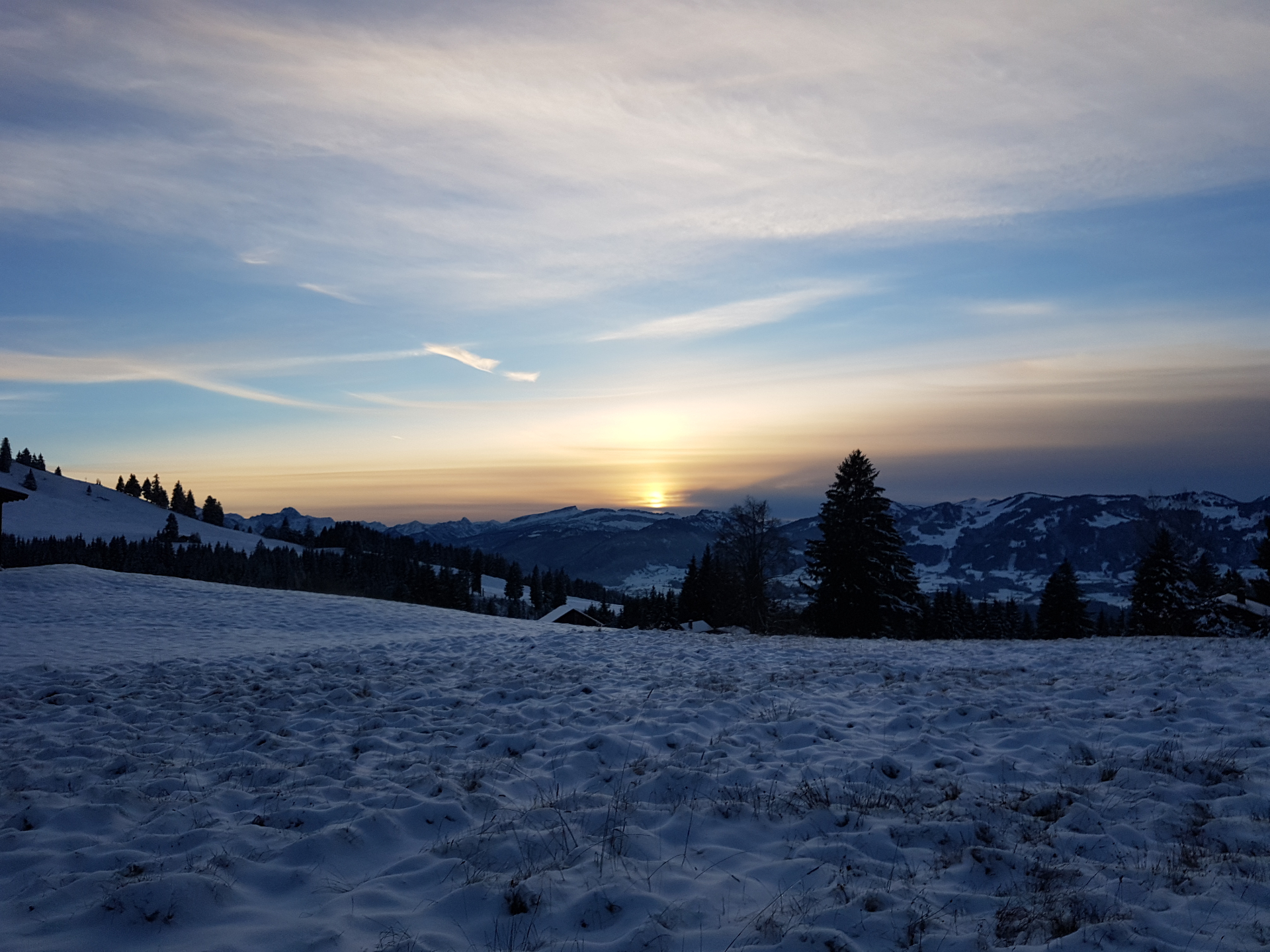 Bergsonne Allgäu - Alpine Landschaft